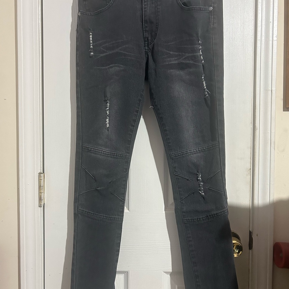 Retro Stitch Men's Skinny Jeans